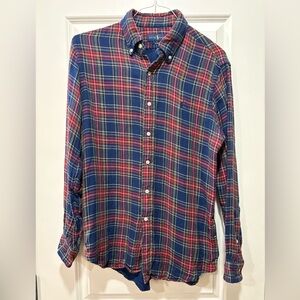 Polo Ralph Lauren Men’s Red Plaid Button Down Shirt